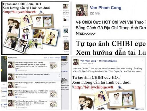 Cảnh giác với bẫy virus "Like", “Share” tự động